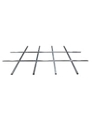 Rowlinson Grey Brentvale 10 x 10ft Metal Garden Apex Shed, Foundation Kit & Assembly - Image 6 of 6