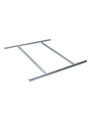 Rowlinson Light Grey Airevale 6 x 4ft Plastic Garden Apex Shed, Foundation Kit & Assembly - Image 5 of 6