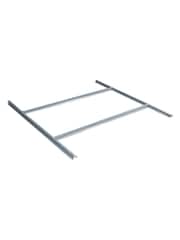 Rowlinson Light Grey Airevale 6 x 4ft Plastic Garden Apex Shed, Foundation Kit & Assembly - Image 6 of 6