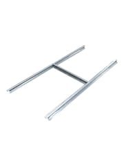 Rowlinson Light Grey Airevale 4 x 3ft Plastic Garden Apex Shed, Foundation Kit & Assembly - Image 6 of 6