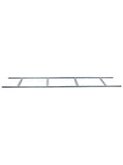Rowlinson Light Grey Trentvale 8 x 4ft Metal Garden Pent Shed, Foundation Kit & Assembly - Image 6 of 6