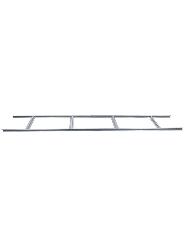 Rowlinson Light Grey Trentvale 8 x 4ft Metal Garden Pent Shed, Foundation Kit & Assembly - Image 6 of 6