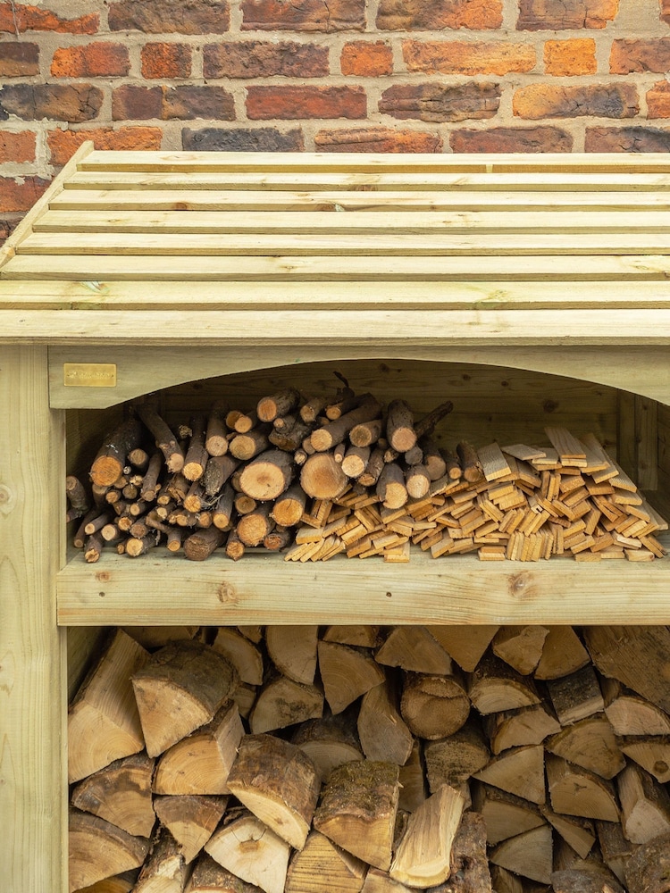 Rowlinson Natural Premium Heritage Single Garden Log Store - Image 2 of 6