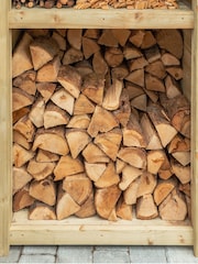 Rowlinson Natural Premium Heritage Single Garden Log Store - Image 3 of 6