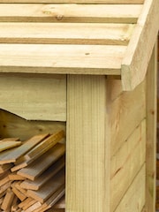 Rowlinson Natural Premium Heritage Single Garden Log Store - Image 4 of 6