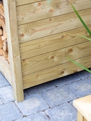 Rowlinson Natural Premium Heritage Single Garden Log Store - Image 5 of 6