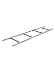 Rowlinson Dark Grey Trentvale 8 x 4ft Metal Garden Pent Shed, Foundation Kit & Assembly - Image 5 of 6