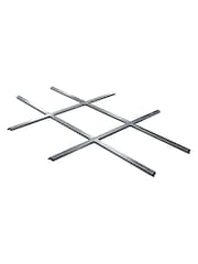 Rowlinson Grey Brentvale 8 x 6ft Metal Garden Apex Shed, Foundation Kit & Assembly - Image 5 of 6