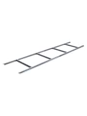 Rowlinson Dark Grey Trentvale 8 x 4ft Metal Garden Pent Shed with Foundation Kit - Image 5 of 6