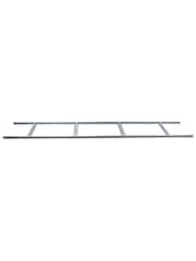 Rowlinson Dark Grey Trentvale 8 x 4ft Metal Garden Pent Shed with Foundation Kit - Image 6 of 6