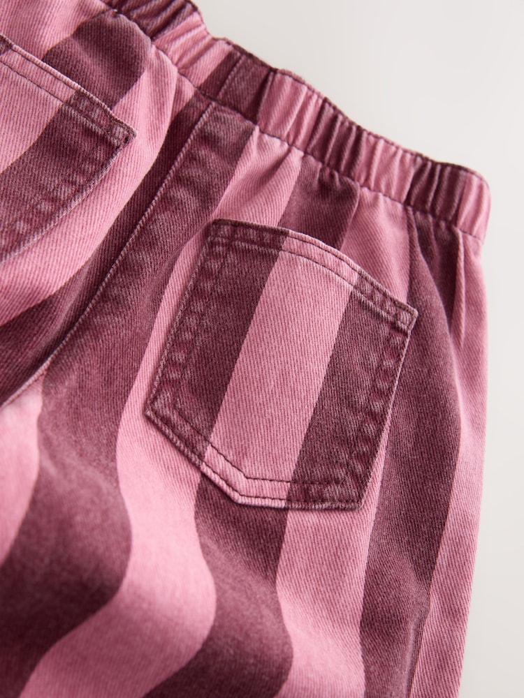 Berry Pink Stripe Trousers (3mths-7yrs) - Image 7 of 7