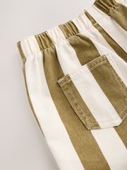 Olive Green Stripe Trousers (3mths-7yrs) - Image 8 of 8