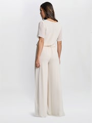 Gina Bacconi Chiffon Layered Slit Trousers - Image 2 of 6