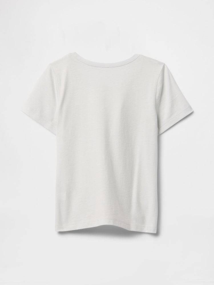 Gap White Graphic T-Shirt (6mths-5yrs) - Image 2 of 3