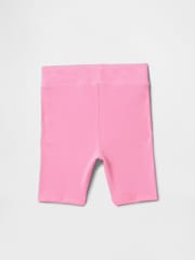 Gap Pink Ribbed Cycling Shorts (6mths-5yrs) - Image 2 of 2