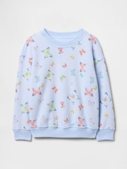 Blauw met vlinder - Gap vintage zacht sweatshirt (6 mnd - 5 jr) - Image 1 of 3