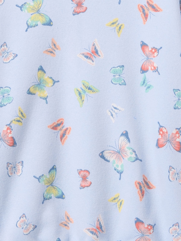 Blauw met vlinder - Gap vintage zacht sweatshirt (6 mnd - 5 jr) - Image 3 of 3