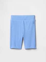 Gap Blue Ribbed Cycling Shorts (6mths-5yrs) - Image 1 of 2
