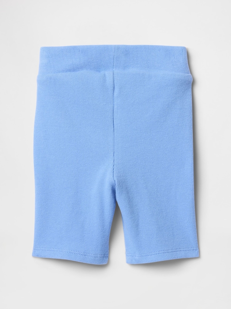 Gap Blue Ribbed Cycling Shorts (6mths-5yrs) - Image 2 of 2