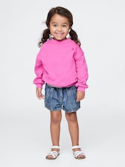 Gap Blue UltraSoft Ruffle Stride Shorts (6mths-5yrs) - Image 1 of 4