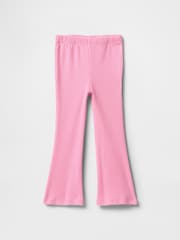 Gap Pink Ribbed Flare Leggings (6mths-5yrs) - Image 1 of 2