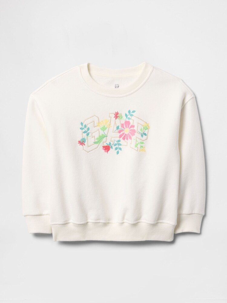 Gap White Floral Vintage Soft Sweatshirt (6mths-5yrs) - Image 1 of 3 Gap White Floral Vintage Soft Sweatshirt (6mths-5yrs) - Image 1 of 3