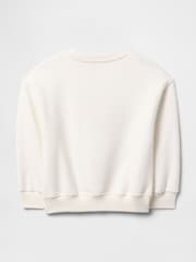 Gap White Floral Vintage Soft Sweatshirt (6mths-5yrs) - Image 2 of 3