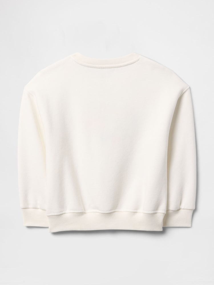 Gap White Floral Vintage Soft Sweatshirt (6mths-5yrs) - Image 2 of 3