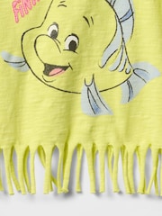 Gap Yellow Flounder Disney Short Sleeve Fringe T-Shirt (6mths-5yrs) - Image 3 of 3