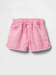 Gap Pink UltraSoft Denim Shorts (6mths-5yrs) - Image 2 of 4