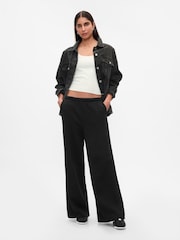 Zwart - Gap Vintage zachte baggy joggingbroek met wijde pijpen - Image 4 of 5