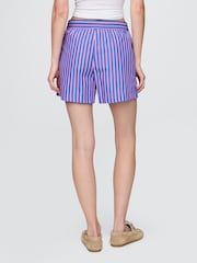 Gap Blue/Pink Cotton Poplin Striped Shorts - Image 2 of 8