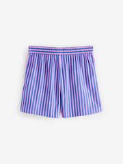 Gap Blue/Pink Cotton Poplin Striped Shorts - Image 6 of 8