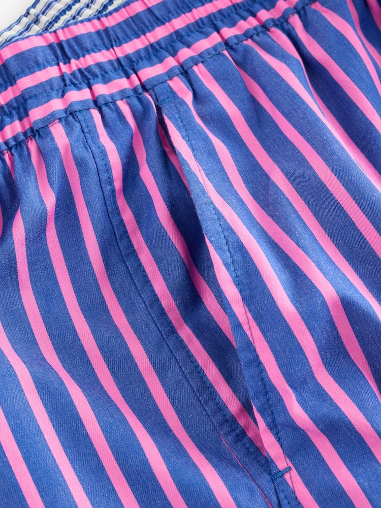 Gap Blue/Pink Cotton Poplin Striped Shorts - Image 8 of 8