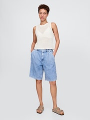 Wit - Gap 100% Cotton Crochet Vest - Image 3 of 5