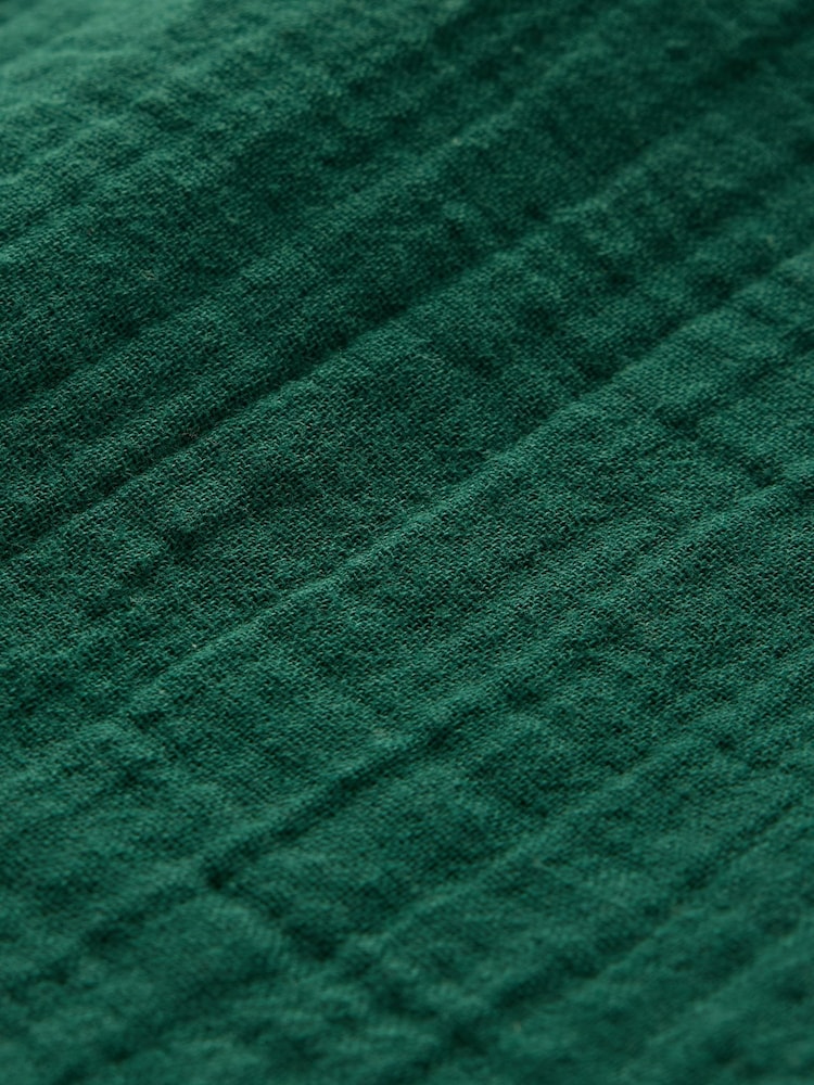 Gap Green Crinkle Gauze Dolman Short Sleeve Shirt - Image 5 of 5