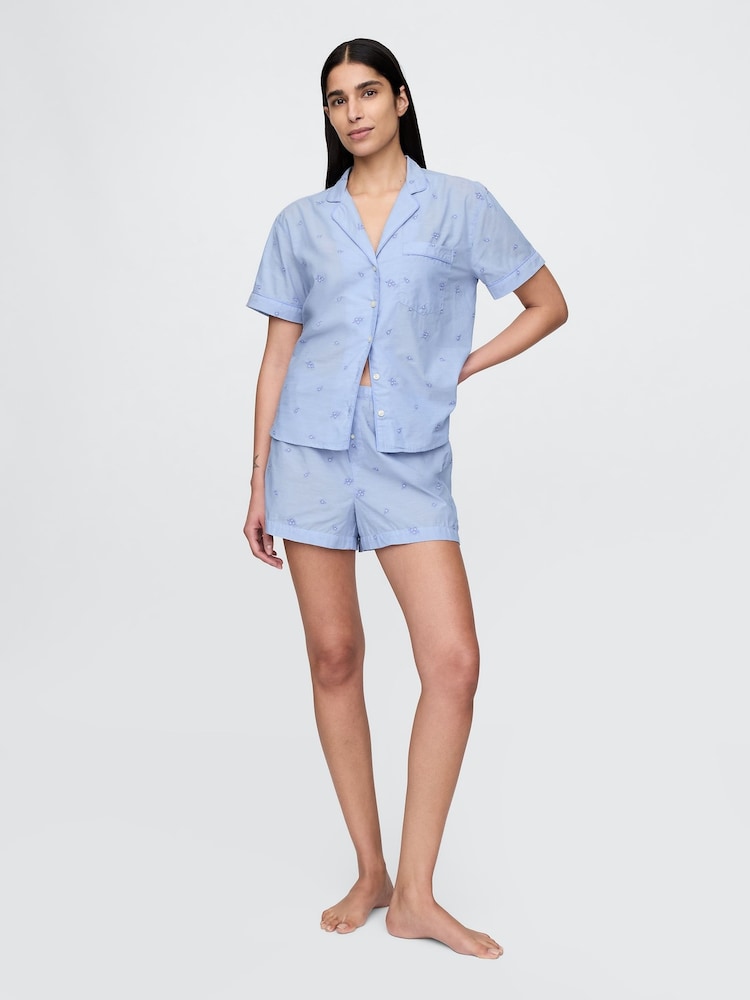 Azul - Bóxer de pijama bordado de Gap - Imagen 1 de 4