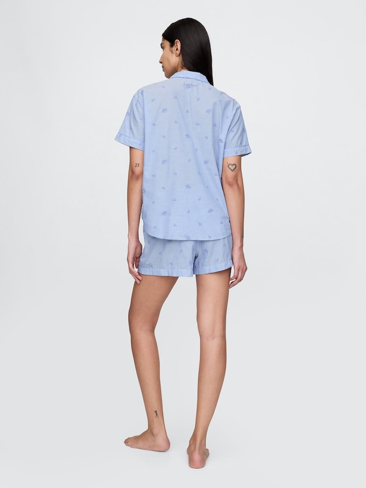 Azul - Bóxer de pijama bordado de Gap - Imagen 2 de 4