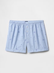 Azul - Bóxer de pijama bordado de Gap - Imagen 3 de 4