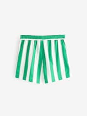 Verde - Pantalones cortos de popelina de algodón a rayas de Gap - Imagen 7 de 9