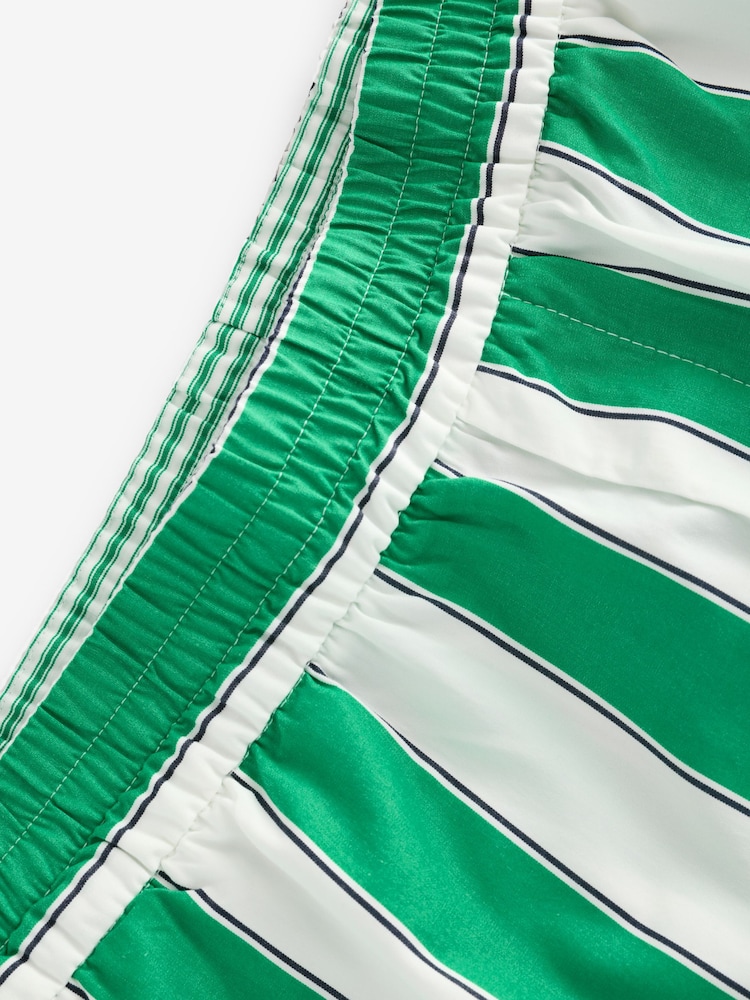 Verde - Pantalones cortos de popelina de algodón a rayas de Gap - Imagen 9 de 9