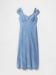 Gap Blue Denim Midi Dress - Image 8 of 8
