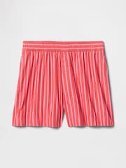Gap Red Cotton Poplin Striped Shorts - Image 7 of 7