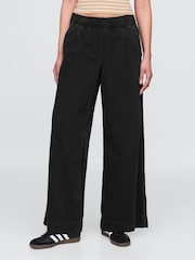 Gap Black Mid Rise UltraSoft Easy Baggy Jeans - Image 2 of 8