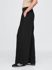 Gap Black Mid Rise UltraSoft Easy Baggy Jeans - Image 4 of 8