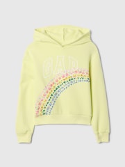 Gap Yellow Vintage Relaxed Logo Hoodie (4-13yrs) - Image 1 of 2