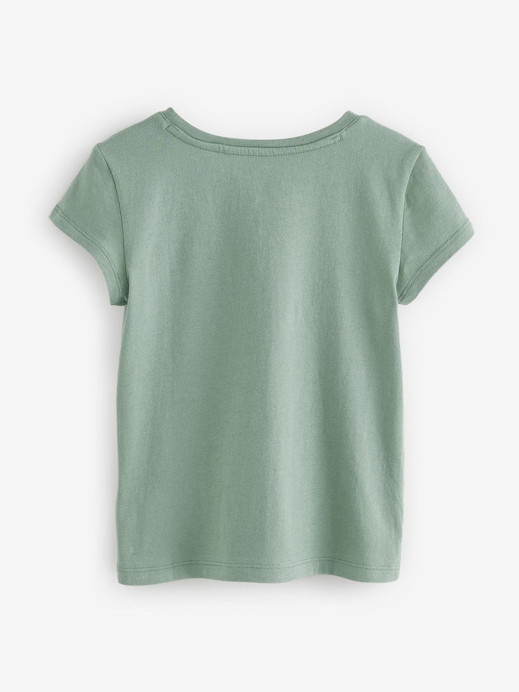 Gap Green Friendship Bracelet Short Sleeve Crew Neck Graphic T-Shirt (4-13yrs) - Image 2 of 4