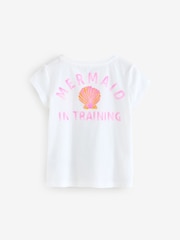 Gap White Shell Logo Short Sleeve Crew Neck T-Shirt - Image 2 of 4