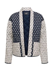 JDY White Quilted House Coat - Image 5 of 6