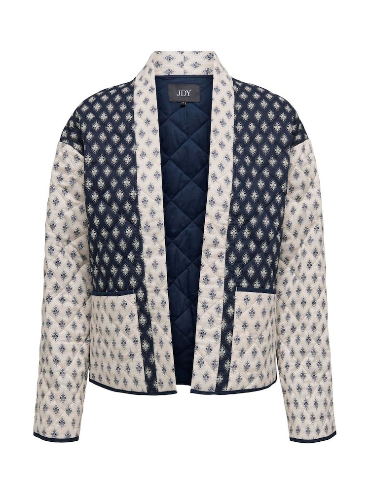 JDY White Quilted House Coat - Image 5 of 6